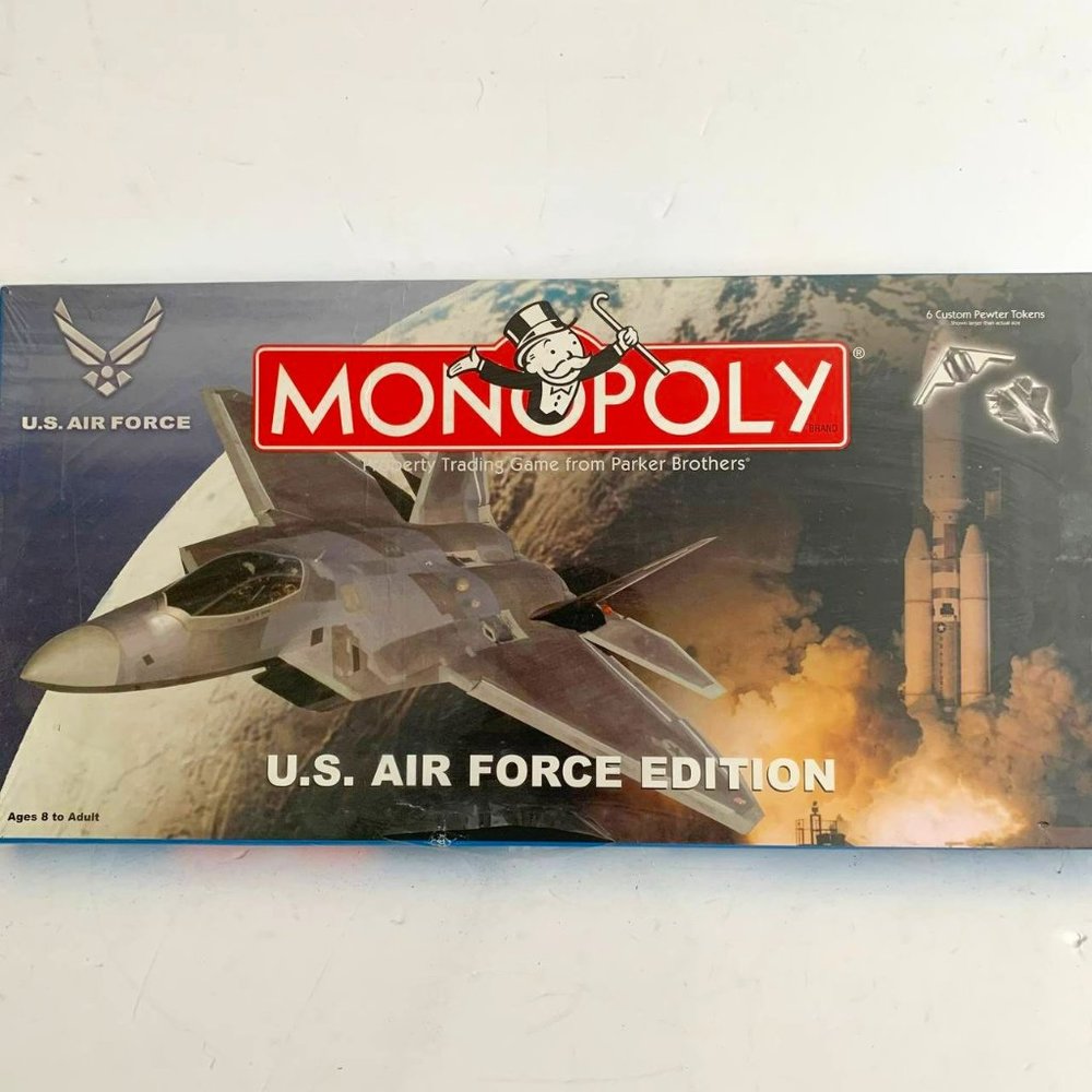 Vintage Monopoly US Air Force Edition 2003 Board Game‎ Hasbro USAopoly Sealed